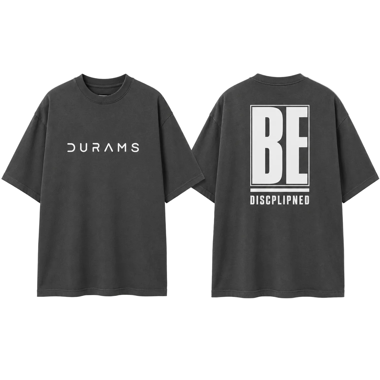 DURAMS Oversized Faded Tee