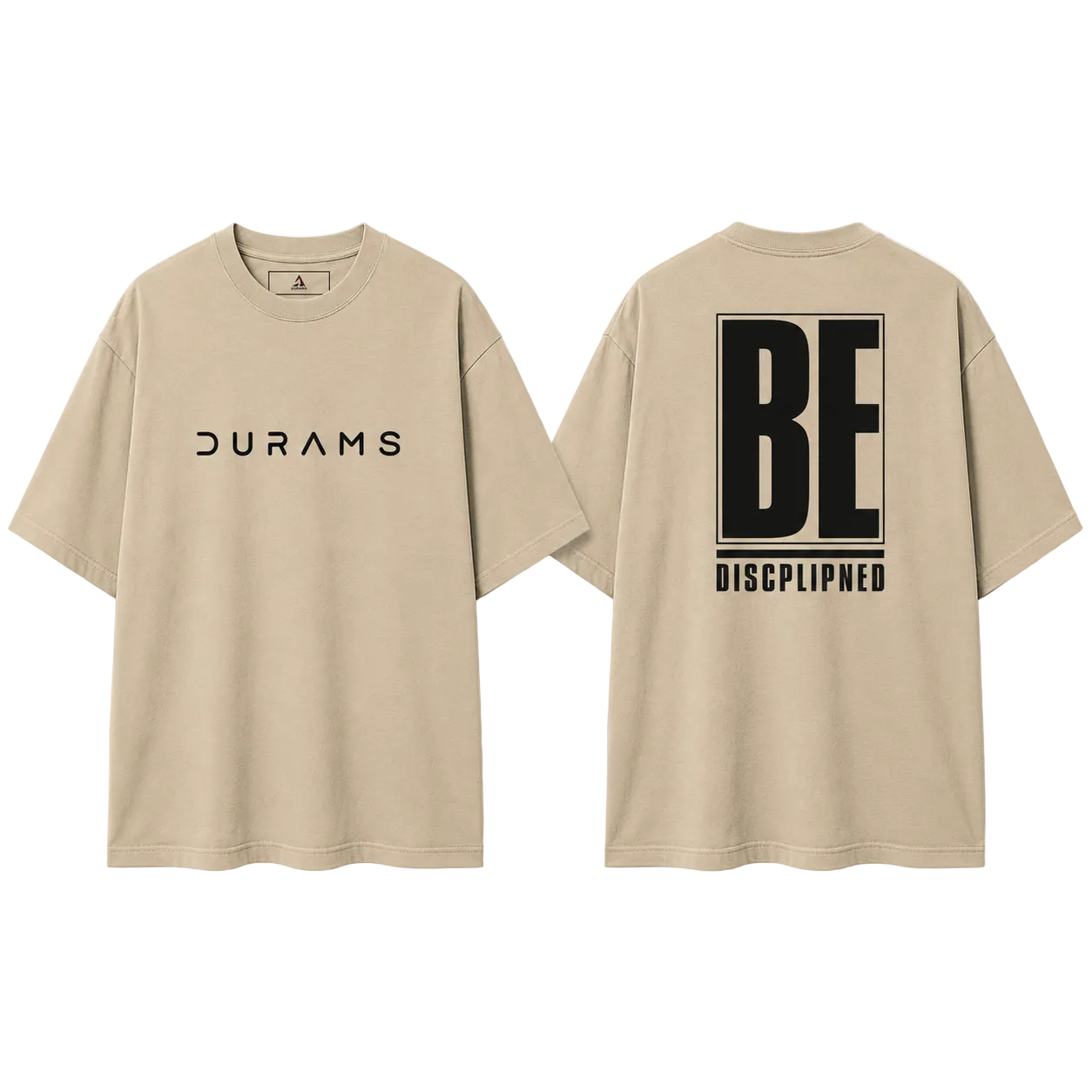 DURAMS Oversized Faded Tee